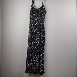 Aeropostale Girl's Floral Black Maxi Dress kid's size XS